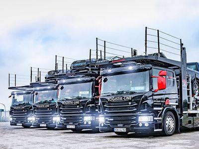 Logistik Line Trucks für kurzfristige Transporte